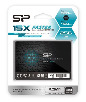 SILICON POWER SSD A55 256GB, 2.5, SATA III, 460-450MB/s, 7mm