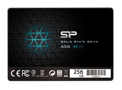 SILICON POWER SSD A55 256GB, 2.5", SATA III, 550-450MB/s 7mm, TLC