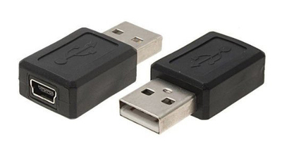POWERTECH αντάπτορας USB σε USB Mini CAB-U111, 480Mbps, μαύρος