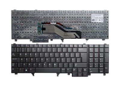 Πληκτρολόγιο για Dell Latitude E5520/E5530/Precision M4600/M6600, μαύρο