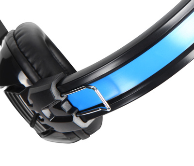 SADES Gaming Headset Element SA-702-BL, blue LED, 3.5mm, 40mm ακουστικά